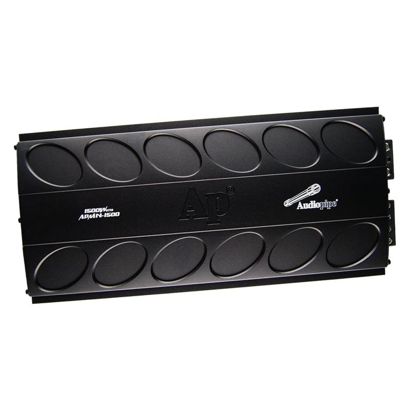 Audiopipe APMN-1500 Class D 1-Channel Monoblock Car Amplifier 1500 Watts @  1-Ohm