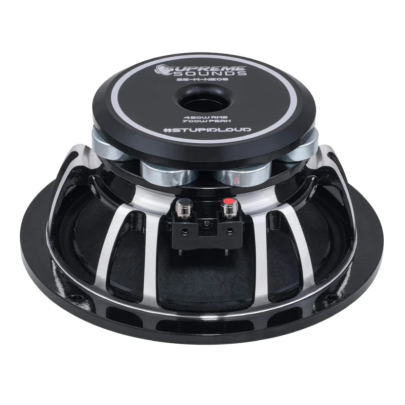 Supreme Sounds Marine Neo 8" 450W RMS Midrange Speaker 4-Ohm