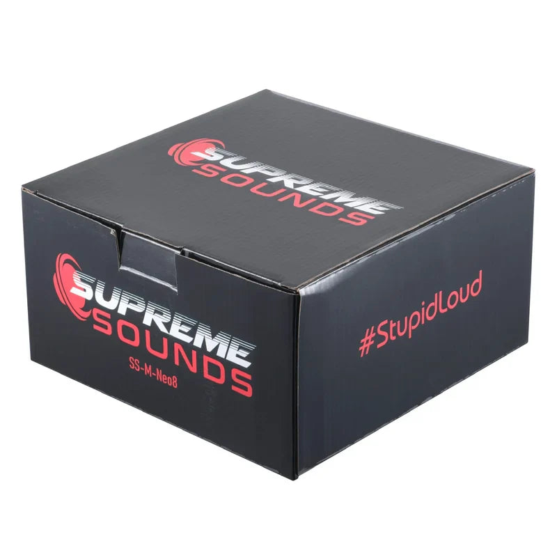 Supreme Sounds Marine Neo 8" 450W RMS Midrange Speaker 4-Ohm