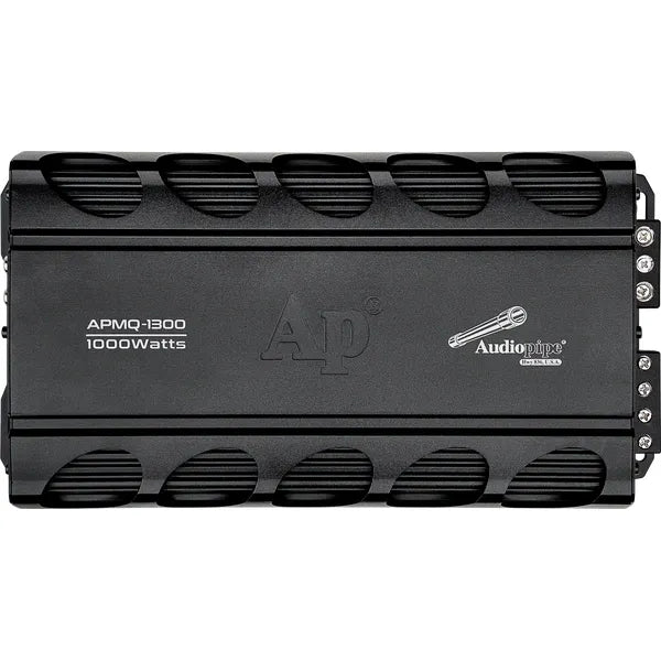 Audiopipe APMQ-1300 1024W RMS Class D Monoblock Amplifier