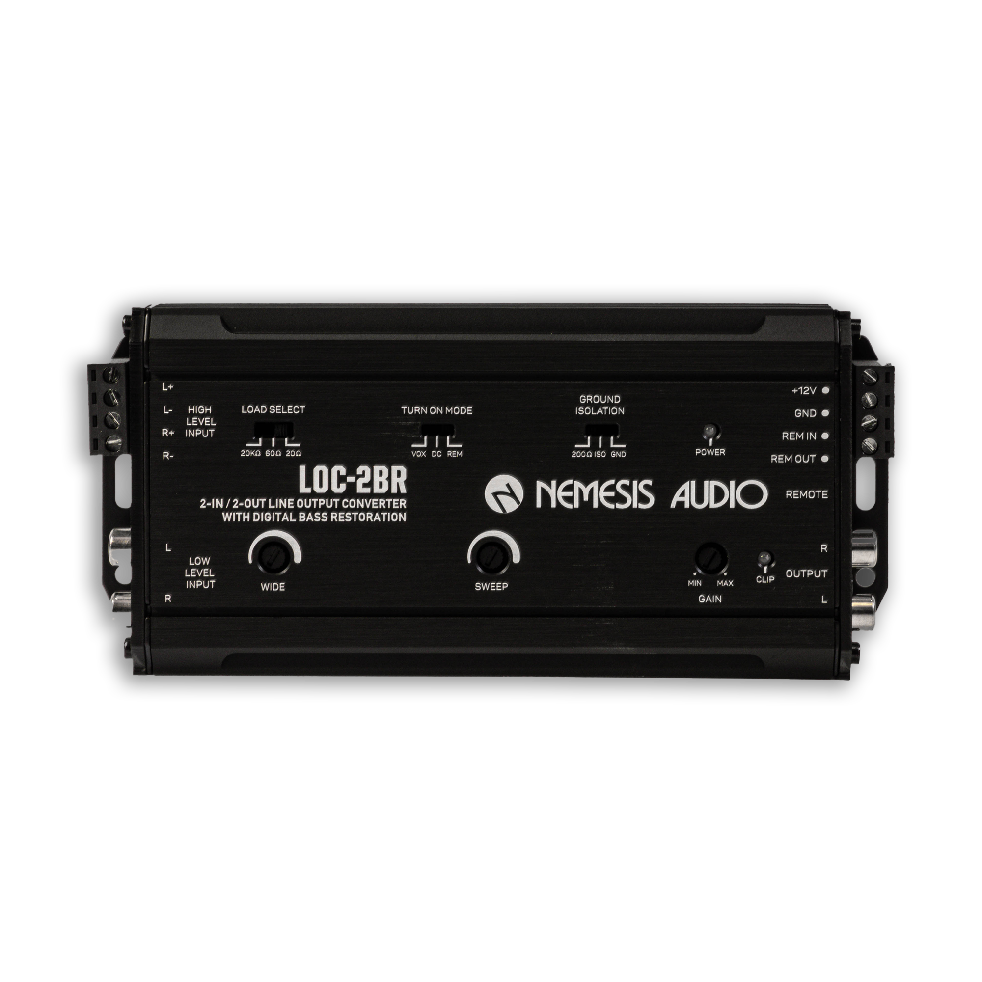 Nemesis Audio LOC-2BR 2-Channel Line Output Convertor With Digital Bass Reconstruction