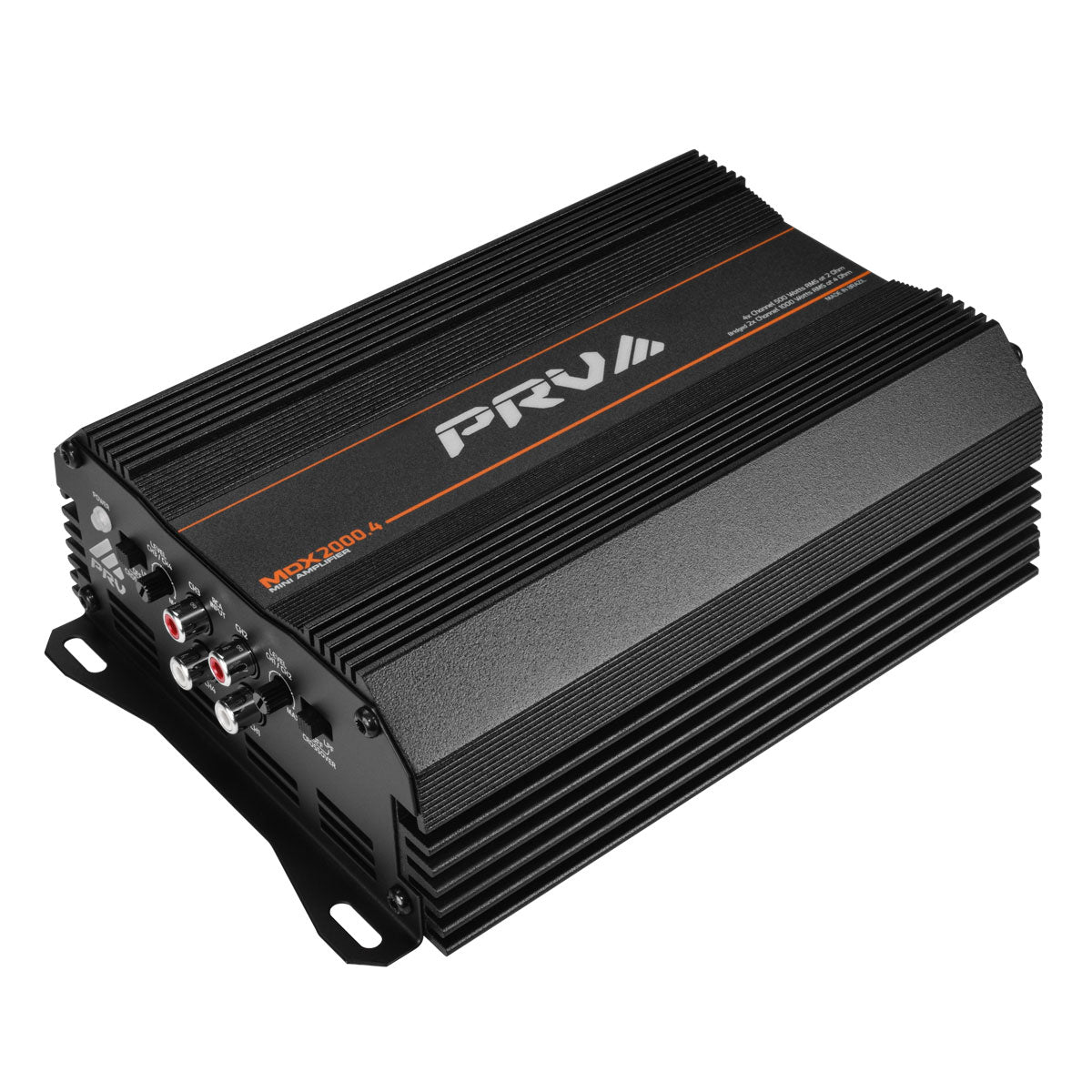 PRV Audio MDX2000.4 4-Channel Full Range Mini Amplifier 2-Ohm