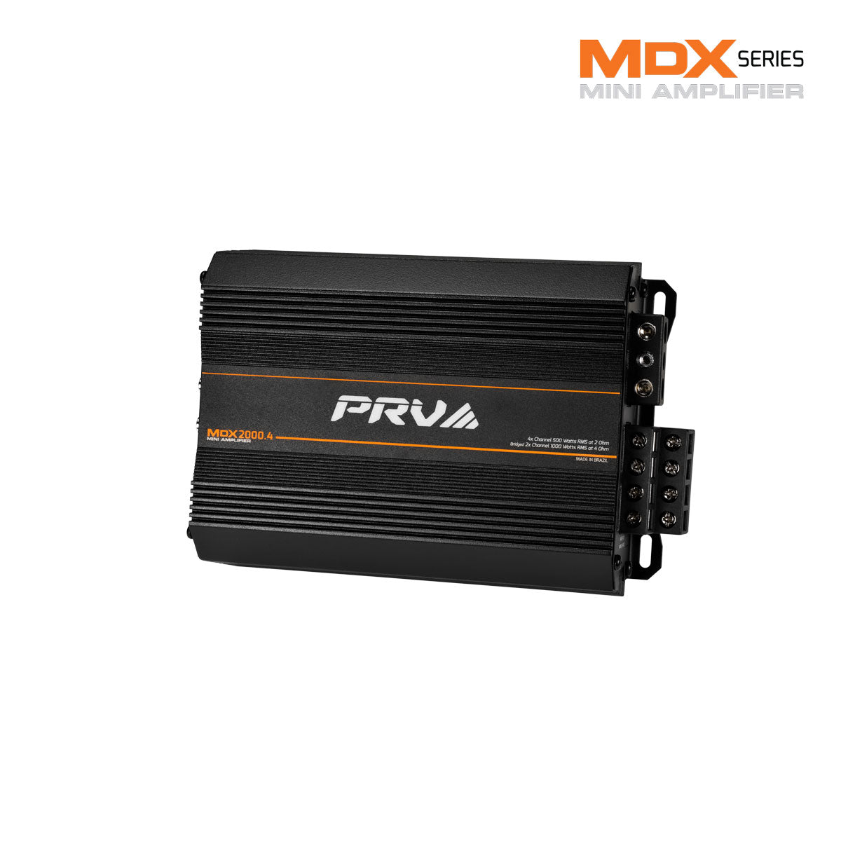 PRV Audio MDX2000.4 4-Channel Full Range Mini Amplifier 2-Ohm