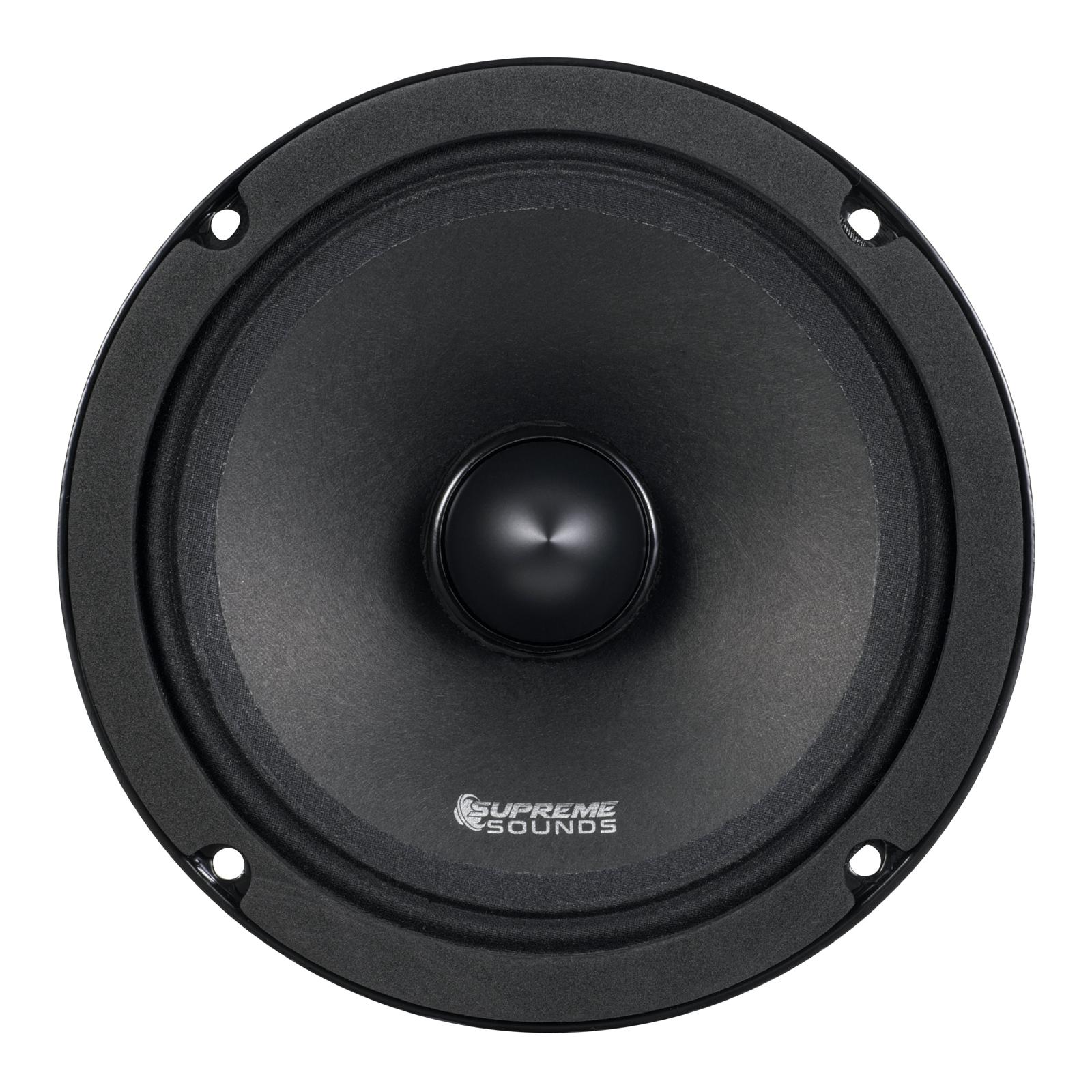 Supreme Sounds Pro Neo 6.5" 250W RMS Midrange Speaker 4-Ohm (Single)