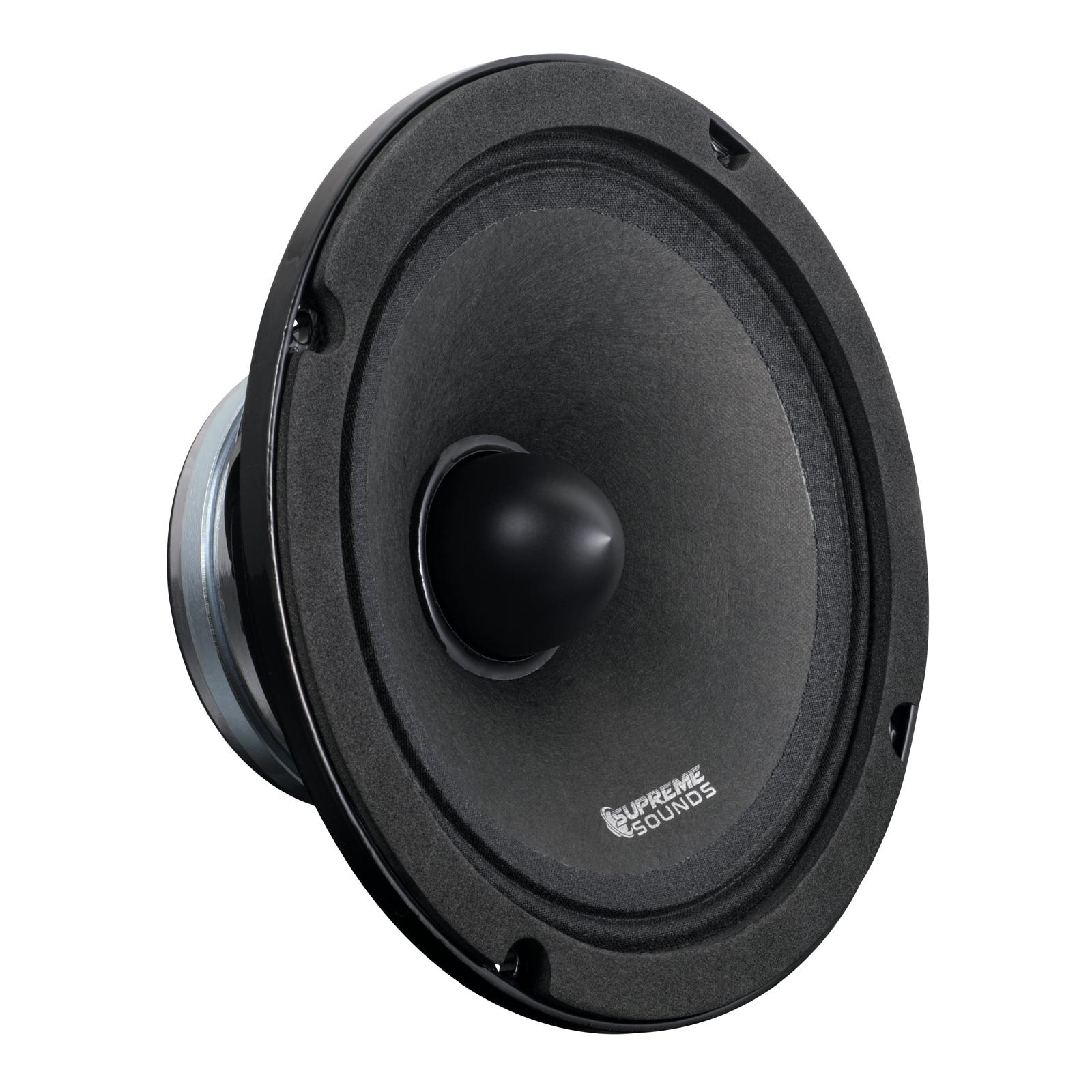 Supreme Sounds Pro Neo 6.5" 250W RMS Midrange Speaker 4-Ohm (Single)