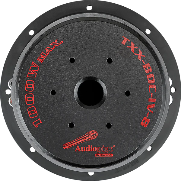 Audiopipe TXX-BDC-IV-8 8" 500W RMS Subwoofer DVC 4-Ohm