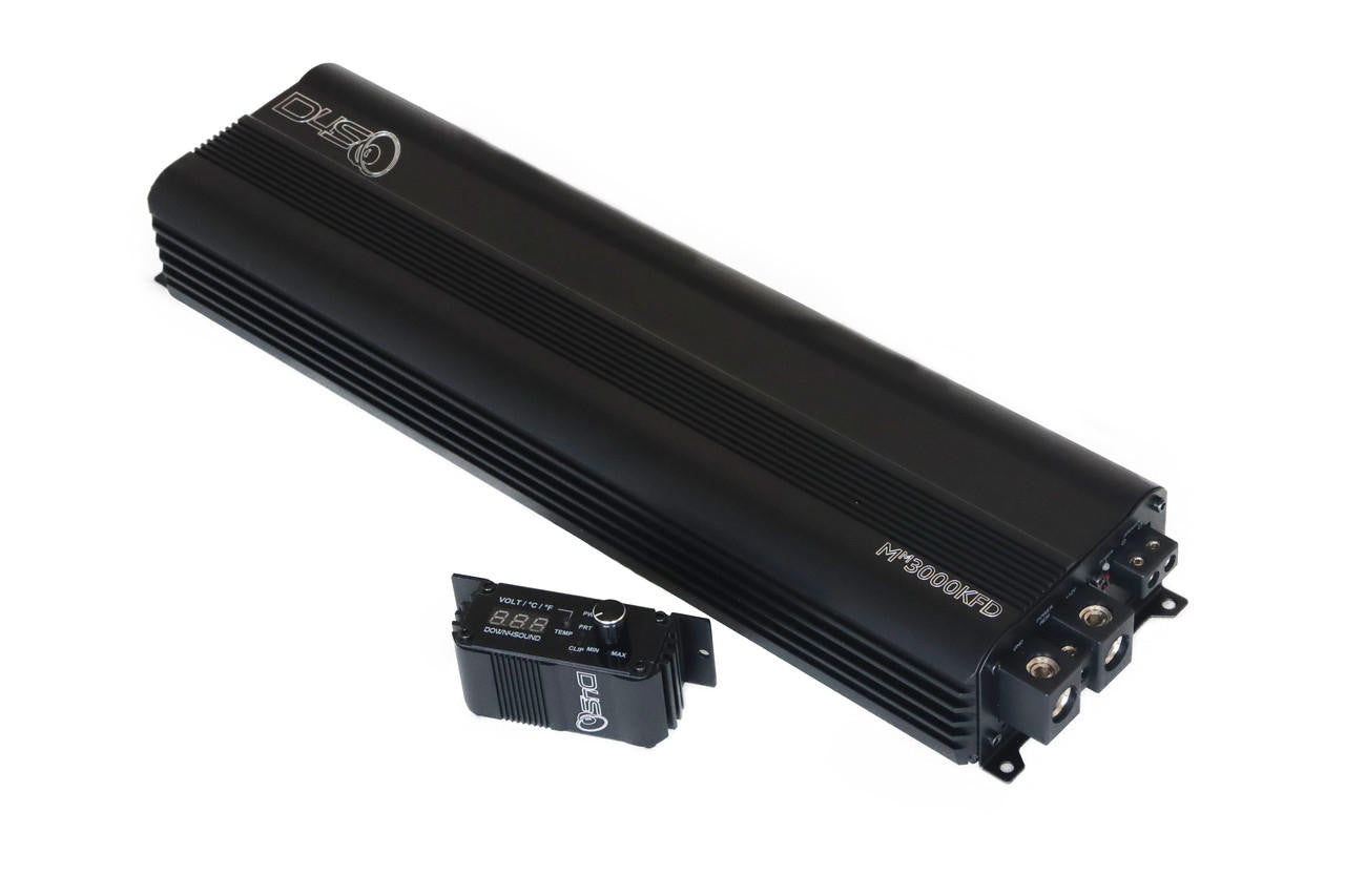 Down4Sound MM3000KFD (MINI MAXX) - BLACK 3000W RMS Mini Full Bridge Amplifier