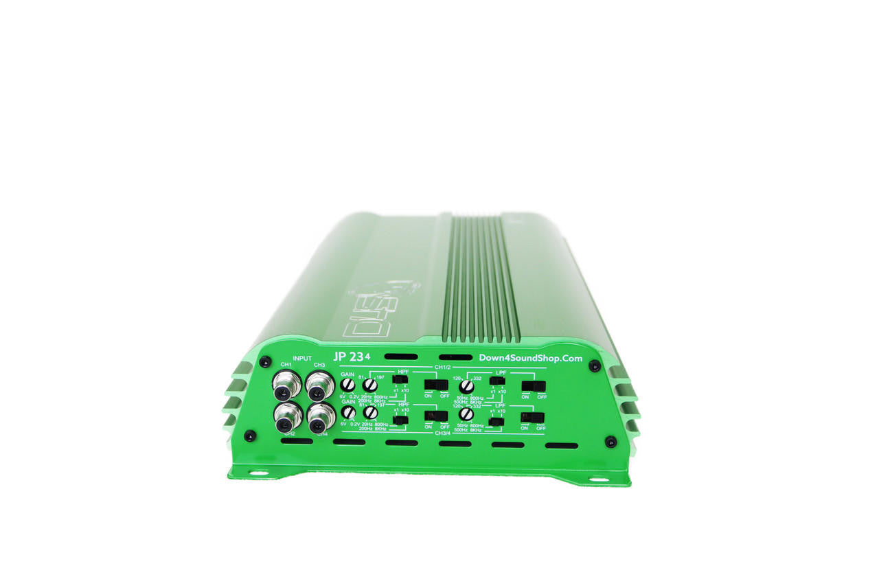 Down4Sound JP234 GREEN 2000W 4-Channel Amplifier