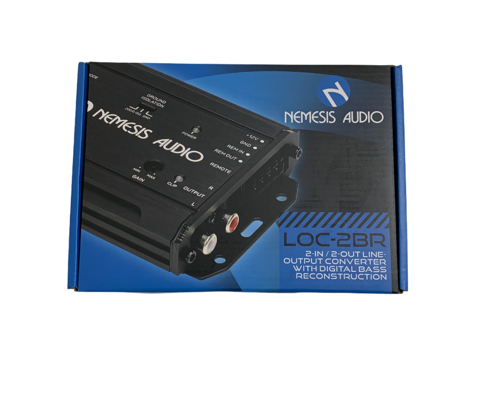 Nemesis Audio LOC-2BR 2-Channel Line Output Convertor With Digital Bass Reconstruction