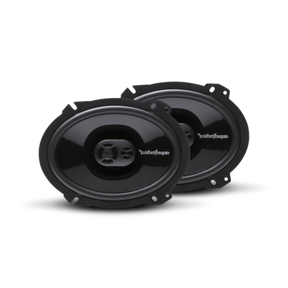 Rockford Fosgate Punch P1683 6"x8" 3-Way Coaxial Speakers (Pair)