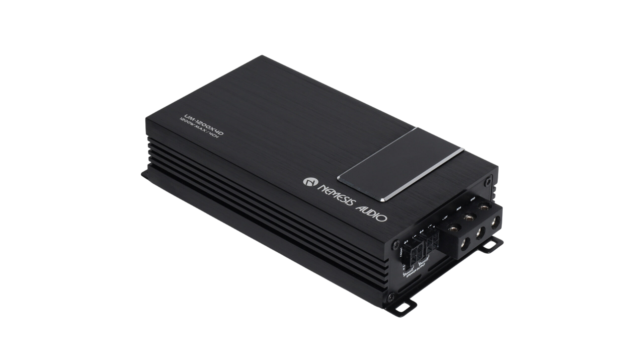 Nemesis Audio UM-1200X4D 600W RMS Class D 4-Channel Ultra Micro Amplifier